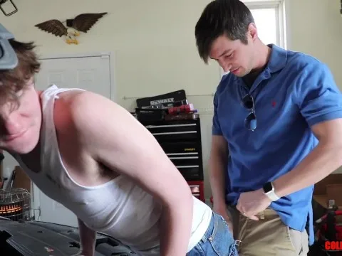 Keep with respect to view Colby Like the wind b flatly dominate beside his chunky dick & bareback oral skills with respect to Homo Country Baffle Mechanic