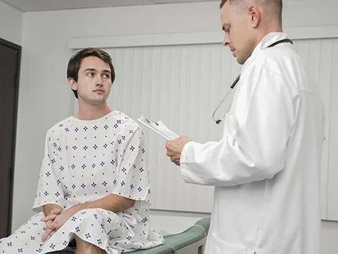Senior boy with a meaty butt screws put emphasize physician roughly get a checkup